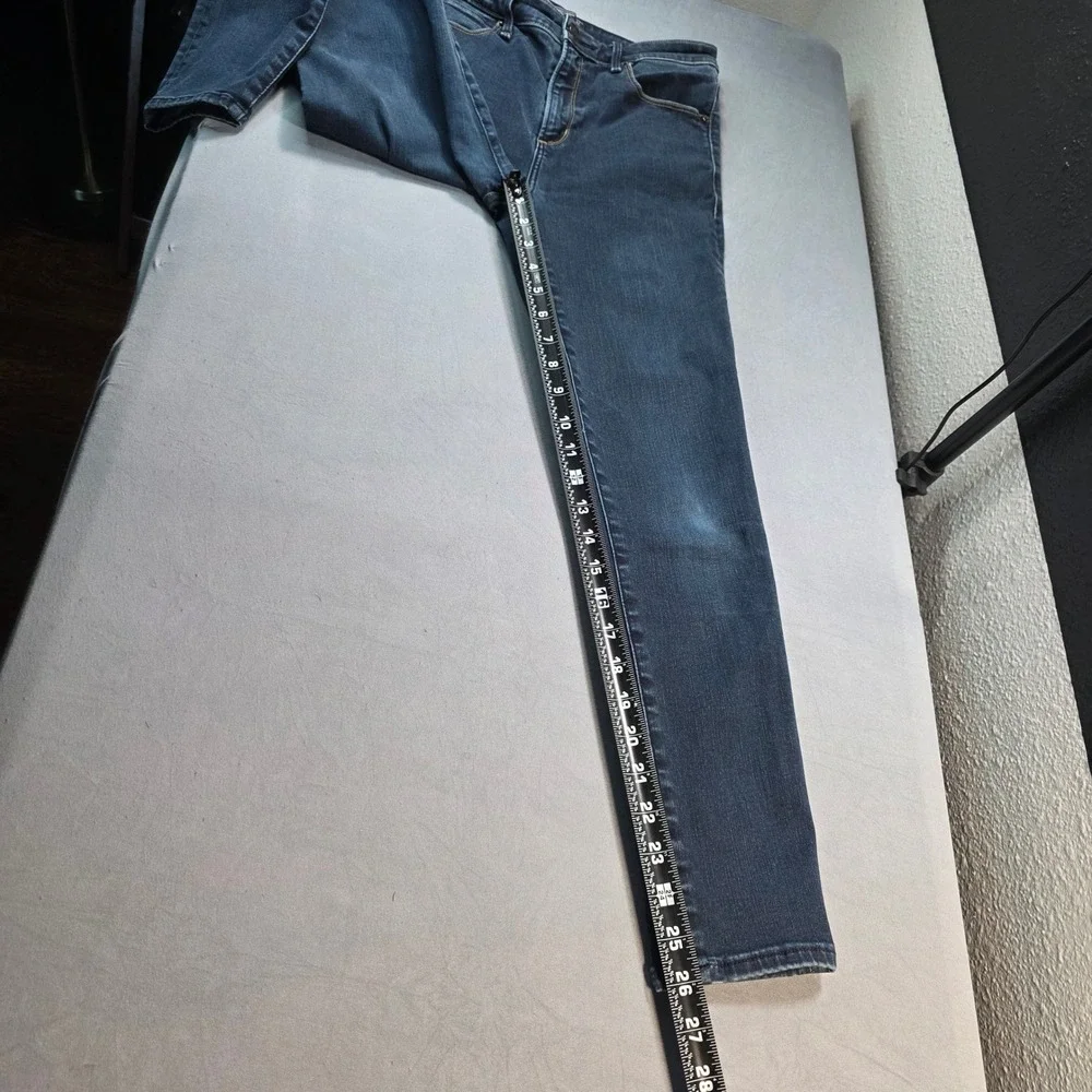 Abercrombie & Fitch Simone High Rise Ankle Jeans Dark Wash Blue Size 27 4R Slim‎